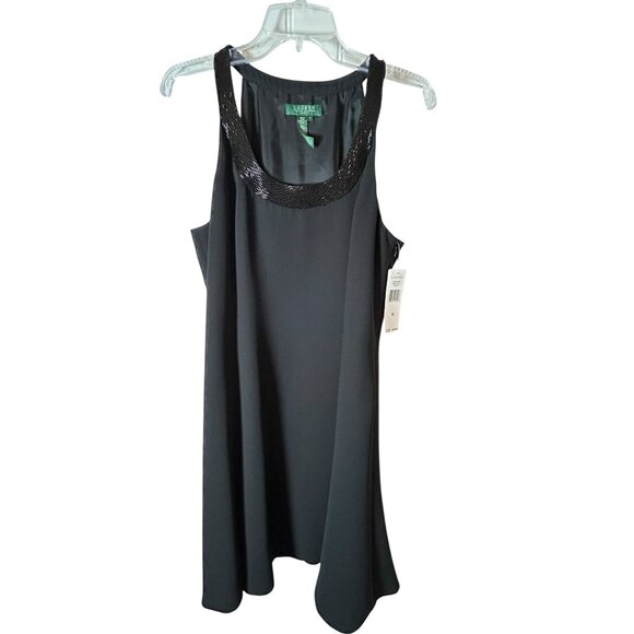 Lauren Ralph Lauren Dresses & Skirts - NEW Lauren Ralph Lauren Dress Black Women's Sz 16 Sleeveless Sequin Round Neck